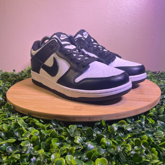Nike Other - 🔥 NIKE DUNK LOW RETRO PANDA BLACK WHITE SNEAKER SHOES MENS SIZE 8 DD1391-100